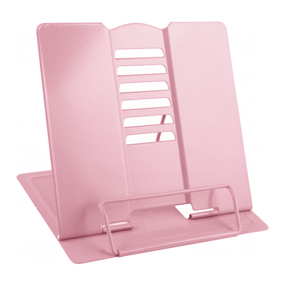 Подставка для книг "Mq 216594", металл, розовый