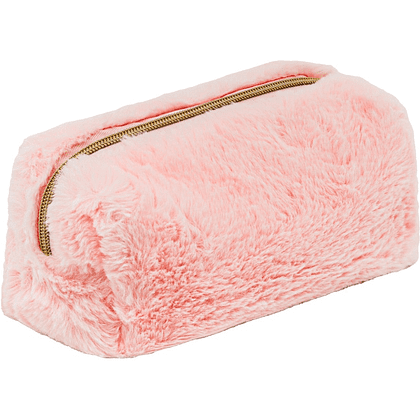 Пенал "Fluffy Pearl", 1 отделение, розовый - 3