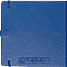 Скетчбук "Sketchmarker", 80 листов, 20x20 см, 140 г/м2, королевский синий 