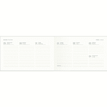 Еженедельник датированный "Art" на 2026 год, А6, 128 страниц, разноцветный