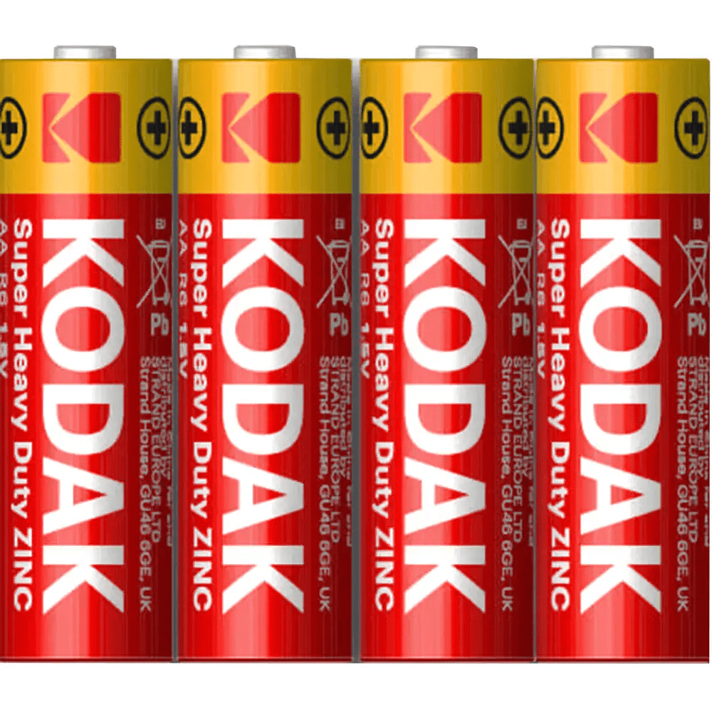 Батарейки солевые Kodak "EXTRA HEAVY DUTY R03/AA", 4 шт. 