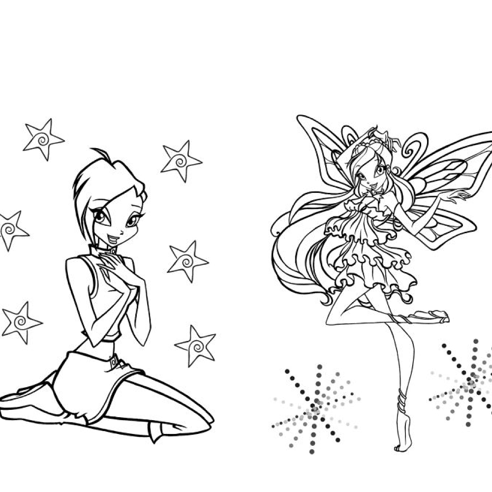 Раскраска "Winx Club. Твори волшебство! Большая раскраска" - 4