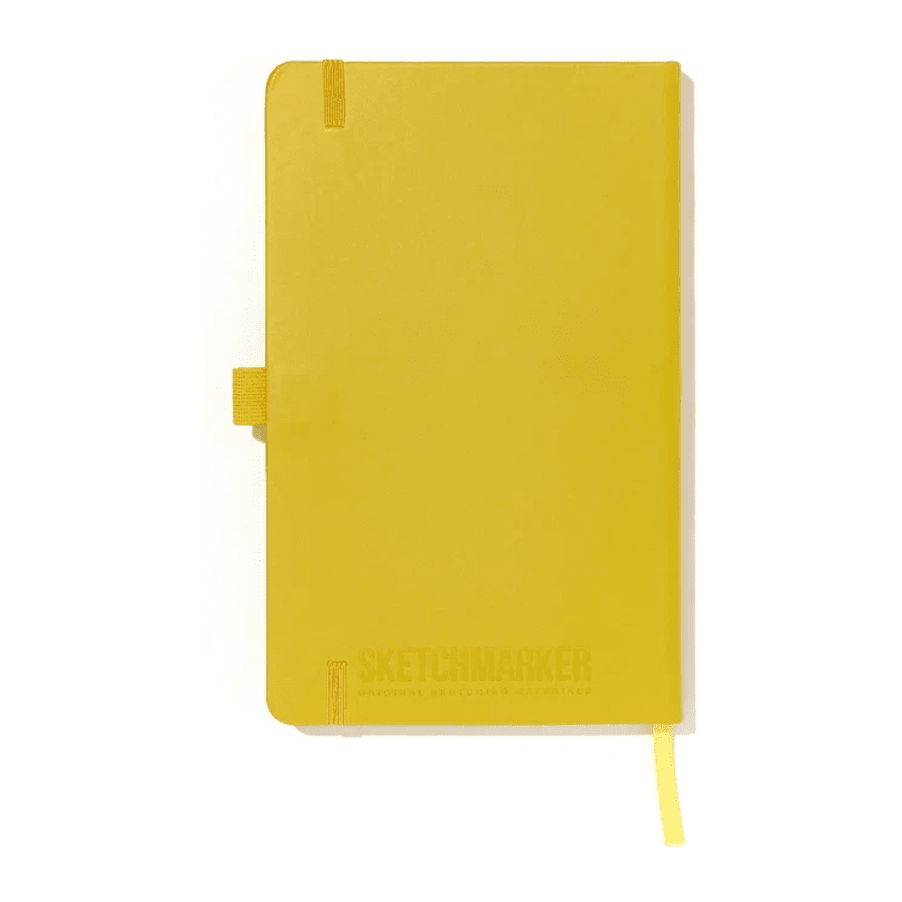 Скетчбук "Sketchmarker", 13х21 см, 140 г/м2, 80 листов, горчичный - 3