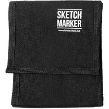 Пенал для маркеров "Sketchmarker" на 12 шт., 15.6 x7.5x6 см, черный