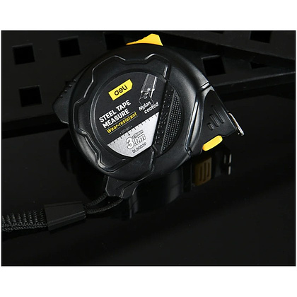 Рулетка Deli YS EDL3799, 3 м х 16 мм, желтый, черный - 7