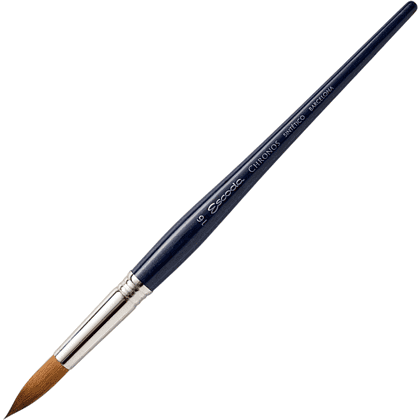 Кисть "Escoda Chronos", микс, круглая, на короткой ручке, № 16