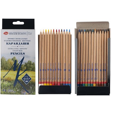 Цветные карандаши "Мастер-Класс", в картонной коробке, 24 цвета - 2