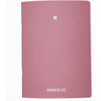 Тетрадь "Floreale. Cedar Rose", А4, 40 листов, клетка, скоба сбоку, розовый - 2