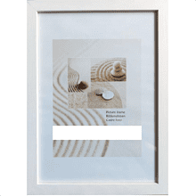 Фоторамка "181-2724", 20х30 см, дерево со стеклом, белый