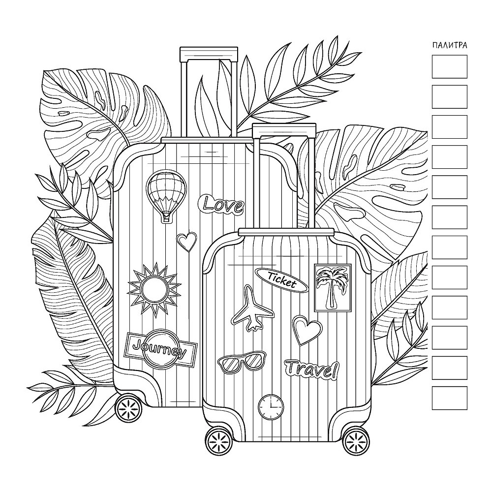 Раскраска антистресс "Love Travel" (улочка Италии) - 4