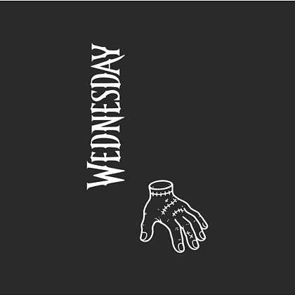 Блокнот в гибкой обложке «Wednesday», А5, черный - 2