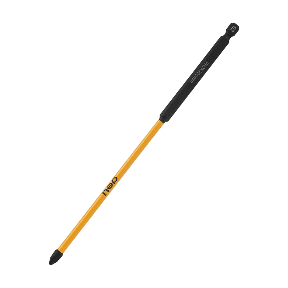 Бита Deli YS EDL251200, ударная, 10 шт., PH2 x 200 мм