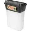 Контейнер пластиковый для мусора VILEDA "Гео", 55л, металлический, черный, -50% - 2