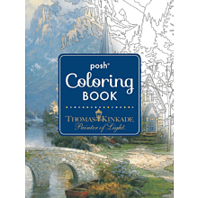 Раскраска на английском языке "Thomas Kinkade. Painter of Light. Posh. Coloring Book"