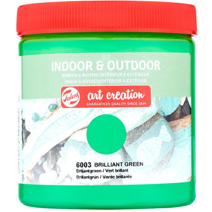 Краски декоративные "INDOOR & OUTDOOR", 250 мл, 6003 зеленый насыщенный