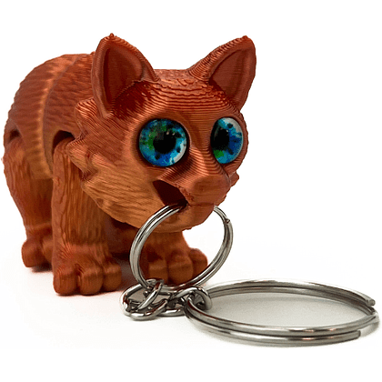 Брелок 3D "Котик Миг" - 3