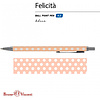 Ручка шариковая автоматическая "Felicita. Фантазия", 0.7 мм, розовый, белый, стерж. синий - 2