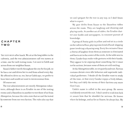 Книга на английском языке "Divergent", Roth V. - 2