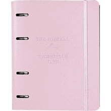  Тетрадь на кольцах "Journal", B5, 120 листов, клетка, розовый