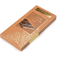 Шоколад темный "Dubai Pecan" с начинкой из пекана, 50 гр 