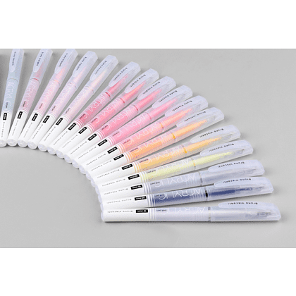 Набор ручек акриловых "Flora. Paradise. Lemons", шариковые, 1 мм., набор 24 шт. - 6