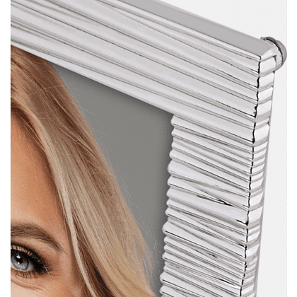 Фоторамка "DANZICA", 10х15 см, металл со стеклом, серебристый - 2