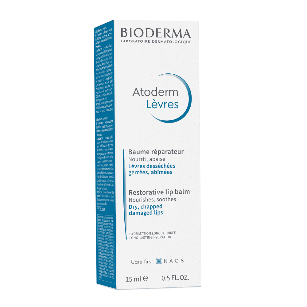 Бальзам для губ "Bioderma Atoderm", 15 мл - 2