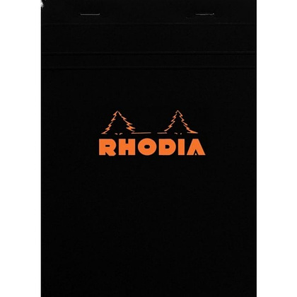 Блокнот "Rhodia", A5, 80 листов, клетка, черный