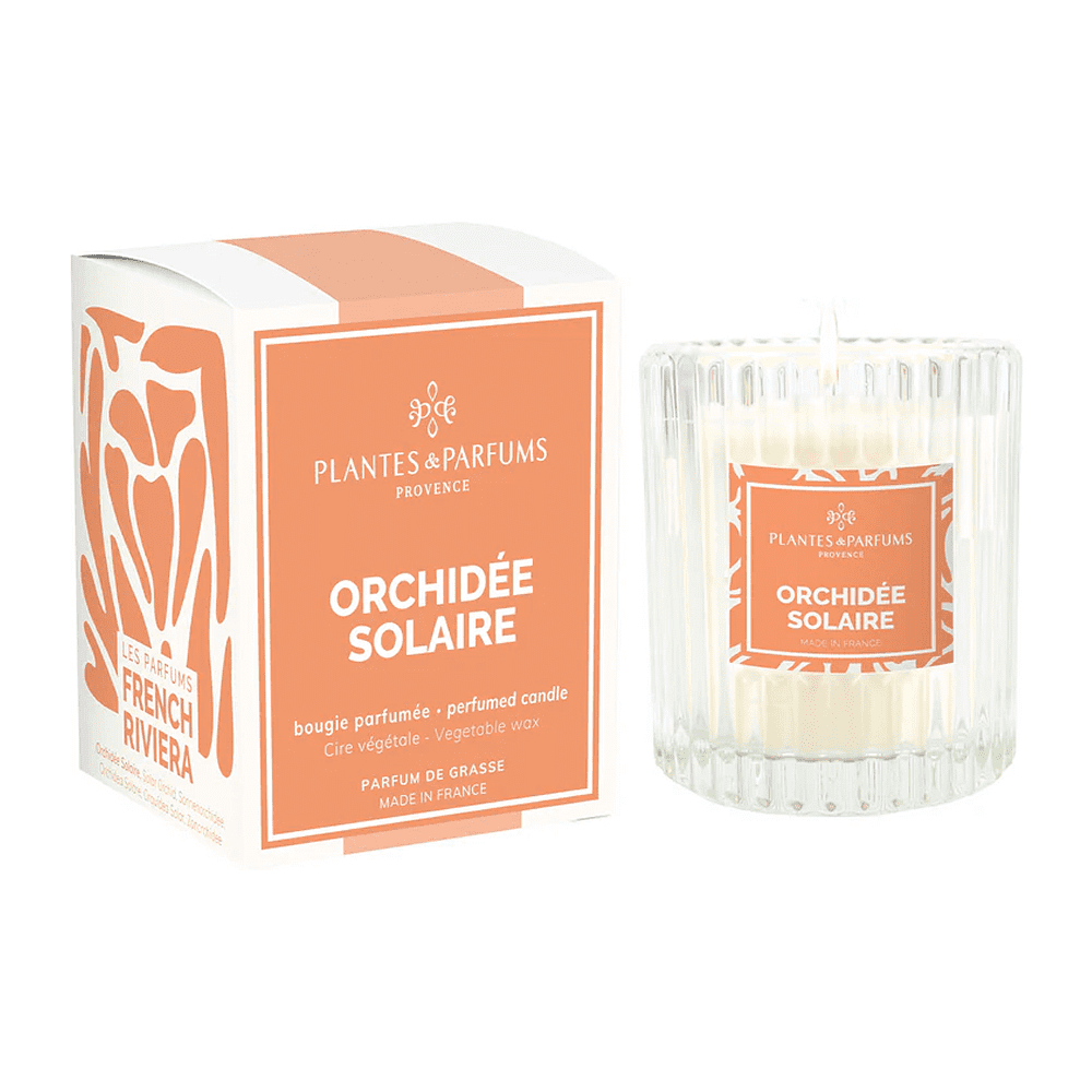 Свеча ароматическая PLANTES&PARFUMS "Orchidée Solaire", 180 гр., подарочная упаковка - 2