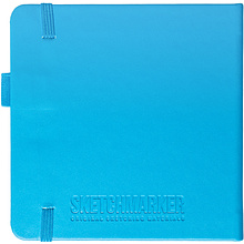 Скетчбук "Sketchmarker", 12x12 см, 140 г/м2, 80 листов, синий неон