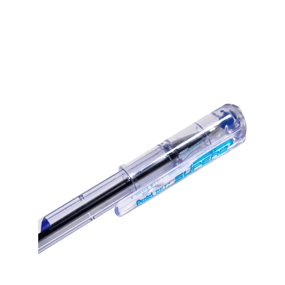 Ручка шариковая "ВК 77", 0.7 мм, прозрачный, стерж. синий - 5