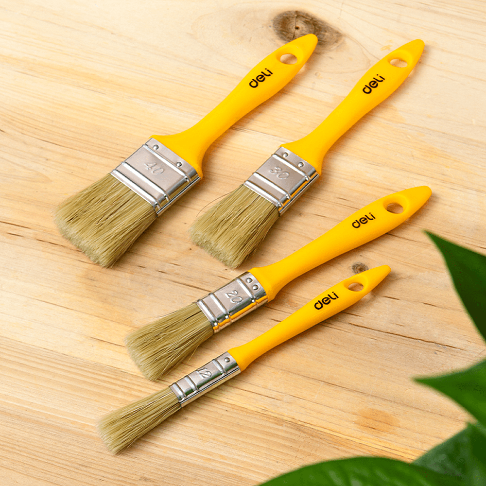 Кисть малярная Deli YS EDL509137, плоская, 2.7"-70 мм, смешанная щетина - 4