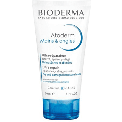Крем для рук и ногтей "Bioderma Atoderm", 50 мл