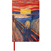Ежедневник недатированный "Edvard Munch", А5, 136 страниц, красный - 3