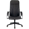 Кресло для руководителя Бюрократ CH-608/ECO, эко.кожа, пластик, черный - 2