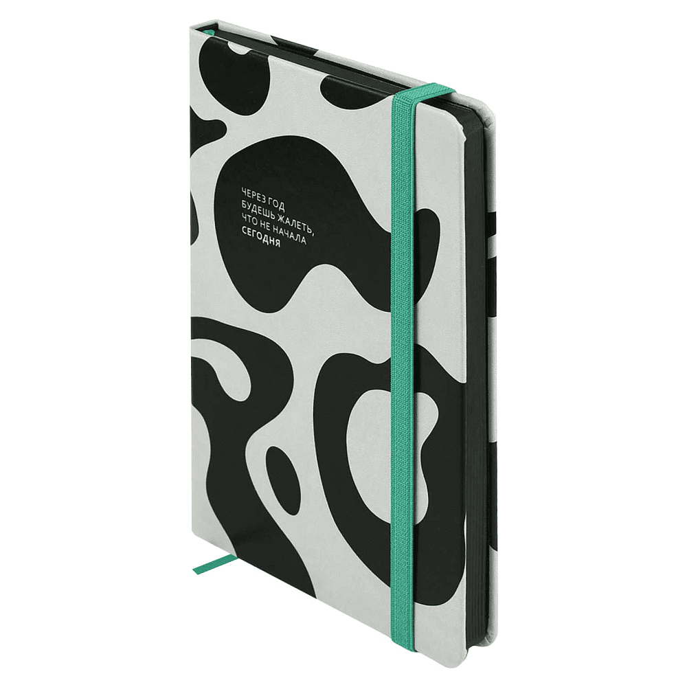 Книга записная "Абстракция", А5, 120 листов, линейка, светло-серый - 2