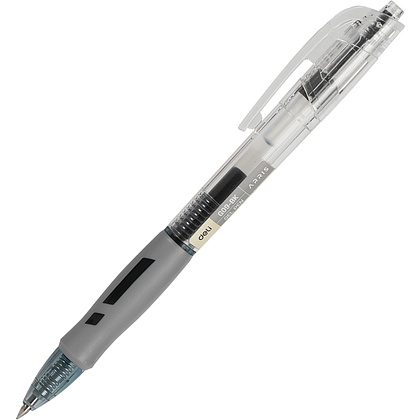 Ручка роллер "Arris", 0.5 мм, прозрачный, стерж. черный