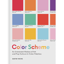 Книга на английском языке "Color Scheme. An Irreverent History of Art and Pop Culture in Color Palettes", Young E. 