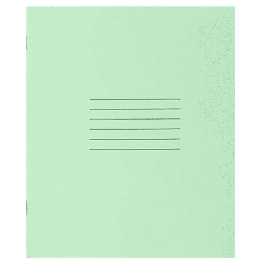 Тетрадь А5, 18 листов, клетка, зеленый
