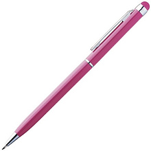 Ручка шариковая автоматическая "New Orleans", 0.7 мм, розовый, серебристый, стерж. синий