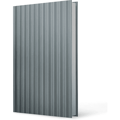 Книга записная "Stripes", А5, 128 листов, клетка, серо-голубой