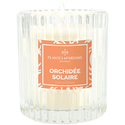 Свеча ароматическая PLANTES&PARFUMS "Orchidée Solaire", 180 гр., подарочная упаковка