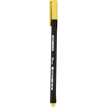 Ручка капиллярная "Sketchmarker Artist fine pen", 0.4 мм, желтый