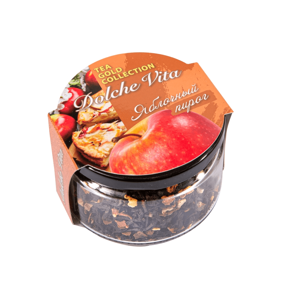 Чай Dolche vita "Яблочный пирог", 50 г, черный