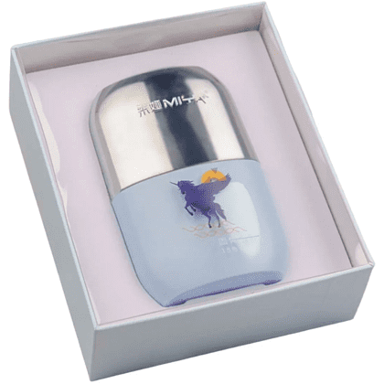 Набор для рисования акварелью "Himi Miya" (краски 18 цветов, кисть, бумага, стакан), голубой футляр - 8