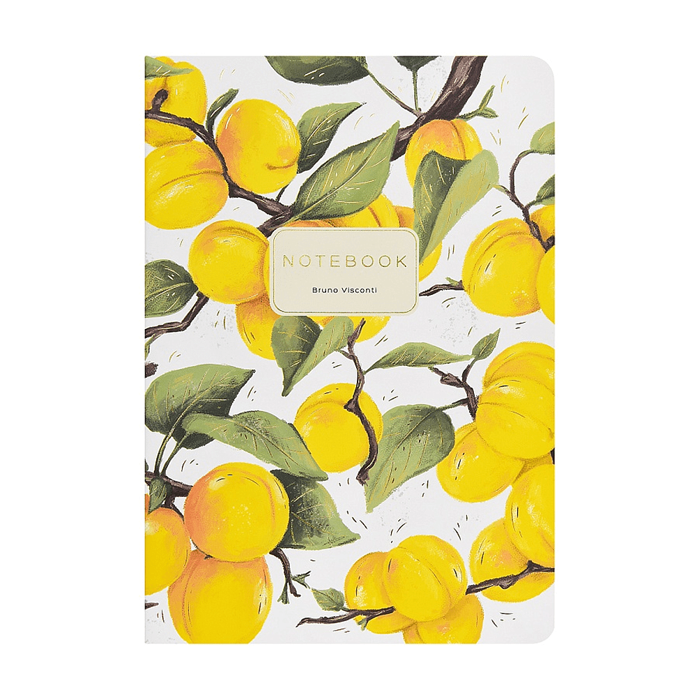Тетрадь "Flora. Paradise. Абрикосы", A5, 40 листов, клетка, белый, желтый - 2