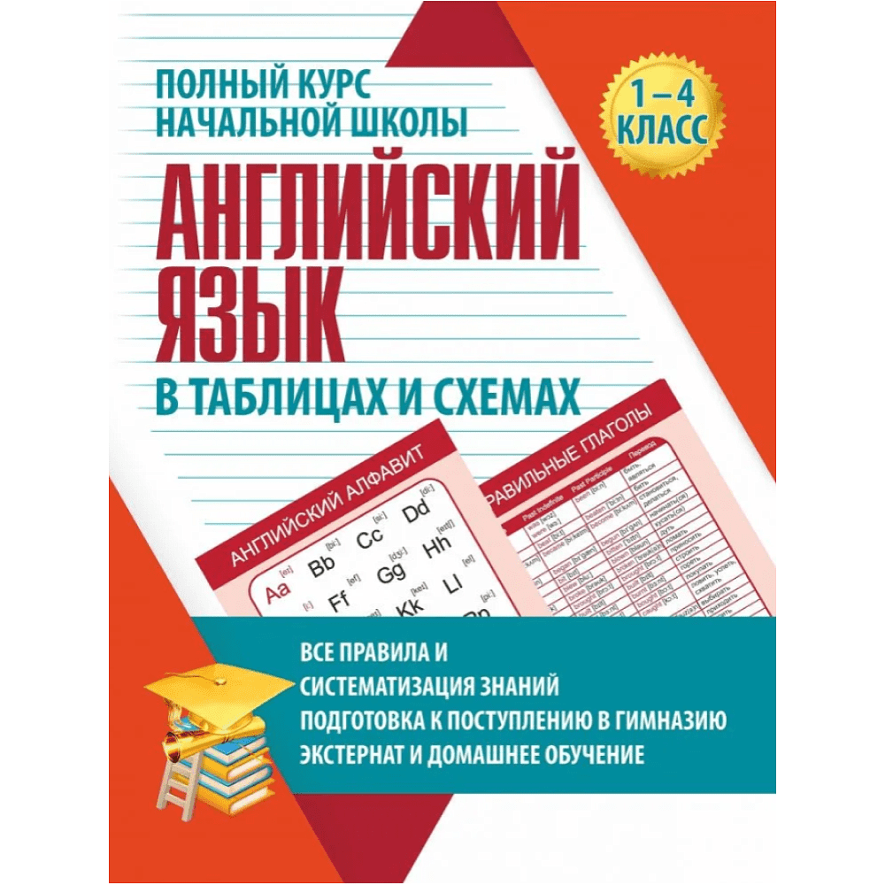 Книга "ПКНШ. Английский язык. Полный курс начальной школы в таблицах и схемах 1-4 класс", И. Сидорова