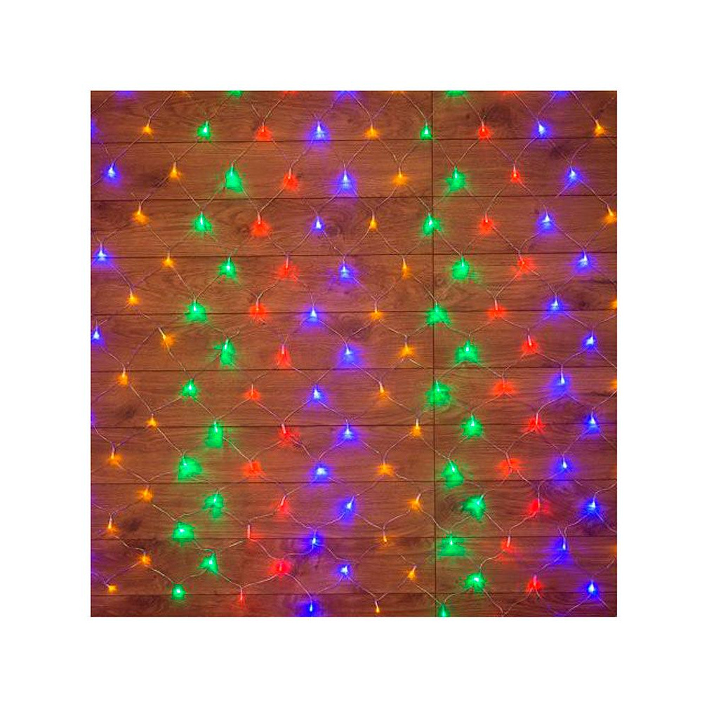 Гирлянда электрическая LED "Сеть", 1.8х1.5 м, мультиколор