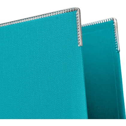 Папка-регистратор "Yesli:", А4, 50 мм, ПВХ, бирюзовый - 4