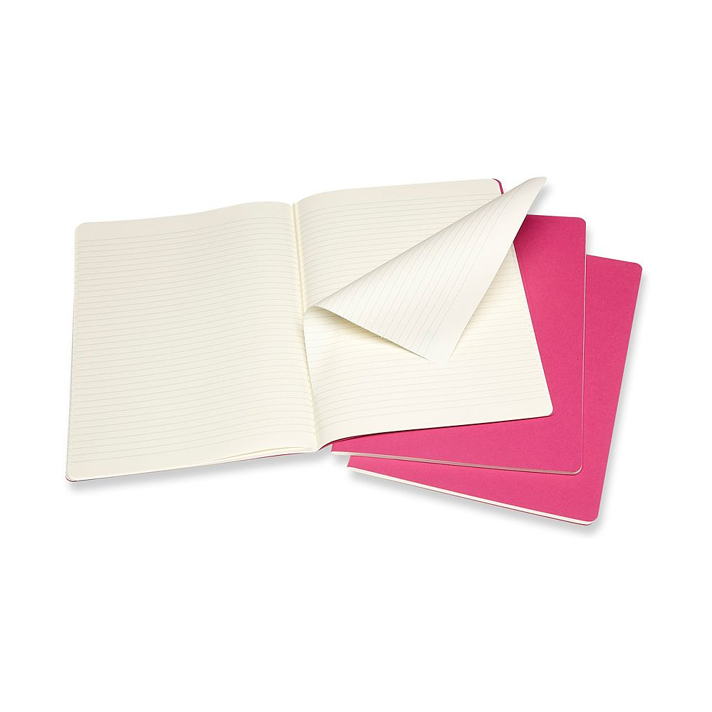 Блокнот "Cahier Journal Xlarge", А4, 190x250 мм, 60 л, 3 шт, розовый неон - 2